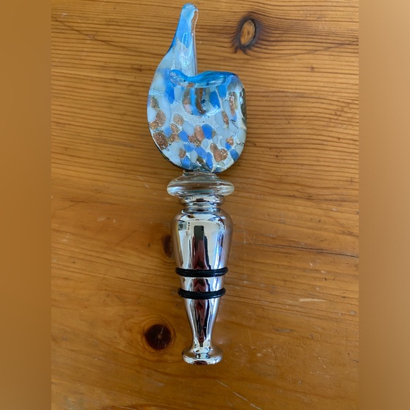 🍷Hand Blown Glass Wine Stopper - Picture 4 of 4